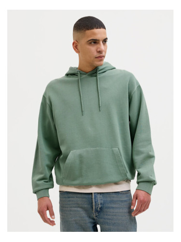 Jack & Jones Суитшърт Charge 12268272 Зелен Loose Fit