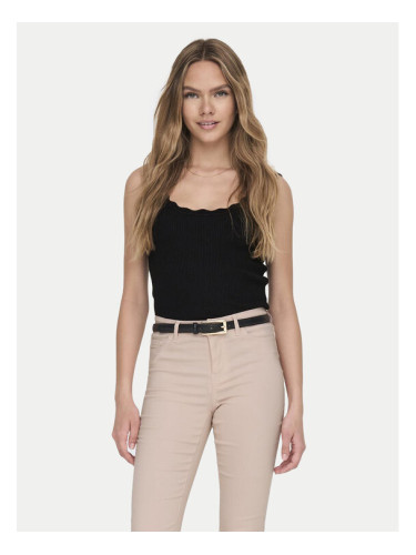 JDY топ Nanna 15290585 Черен Slim Fit