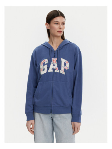 Gap Суитшърт 727433-06 Син Relaxed Fit