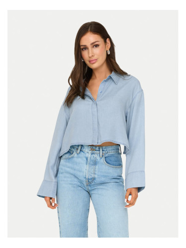 ONLY Риза Charis 15337929 Син Regular Fit
