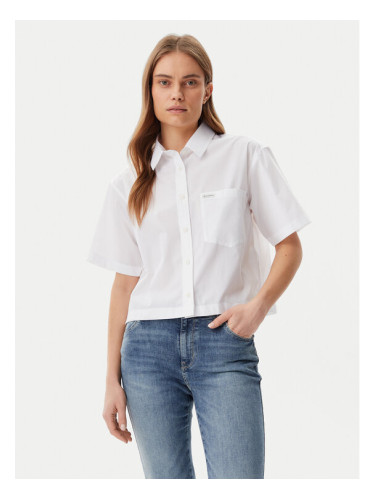 Guess Риза W5GH98 WH7P1 Бял Regular Fit