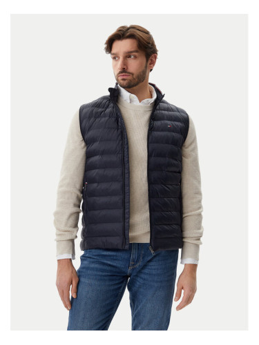 Tommy Hilfiger Елек Core Packable MW0MW39989 Тъмносин Regular Fit