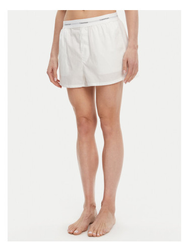 Calvin Klein Underwear Пижамени шорти LV00QS7411 Бял Relaxed Fit