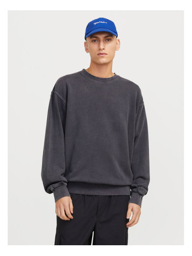 Jack & Jones Суитшърт Charge 12268273 Сив Loose Fit