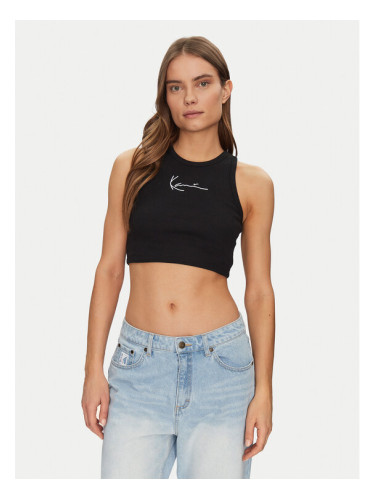 Karl Kani топ 6131303 Черен Cropped Fit