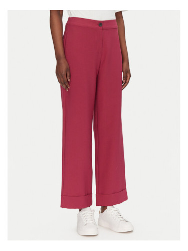 ONLY Текстилни панталони Casey 15338822 Виолетов Cropped Fit