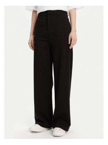 Calvin Klein Jeans Панталони тип палацо J20J225334 Черен Wide Leg