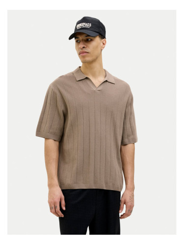 Jack & Jones Пуловер Varenna 12272578 Бежов Relaxed Fit