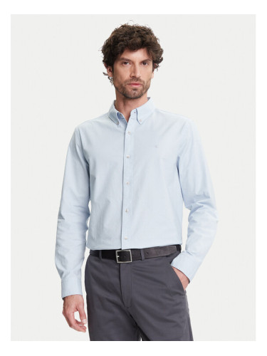 Calvin Klein Jeans Риза LV040EM125 Светлосиньо Regular Fit