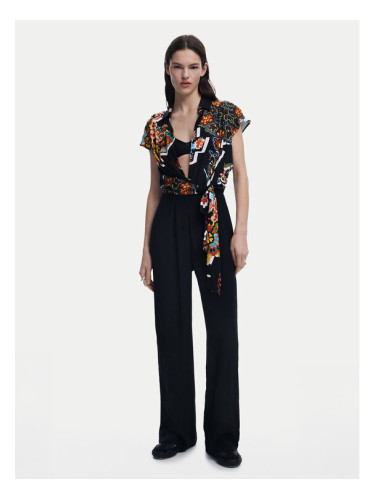 Desigual Гащеризон Paisley 25SWPW20 Черен Regular Fit