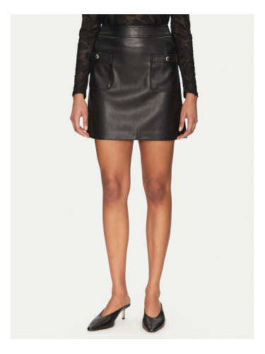 Morgan Пола от имитация на кожа 251-JMAY Черен Regular Fit