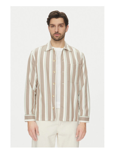 Marc O'Polo Риза 522 7348 74184 Бежов Relaxed Fit