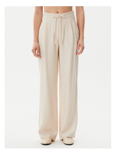 Calvin Klein Jeans Текстилни панталони J20J225339 Бежов Straight Fit