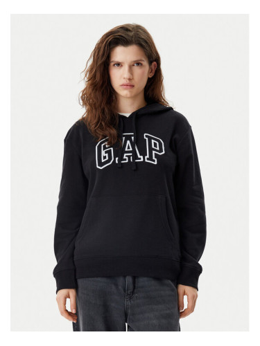 Gap Суитшърт 870537-02 Черен Relaxed Fit