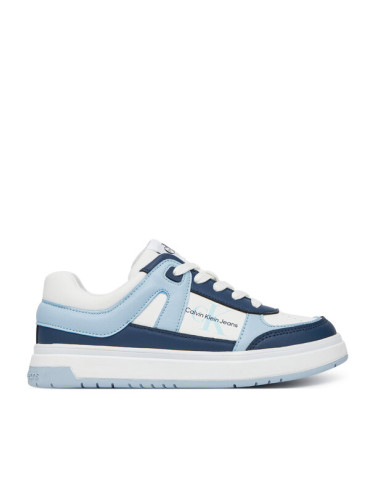 Calvin Klein Jeans Сникърси Low Cut Lace-Up Sneaker V3X9-82091-1355 Син