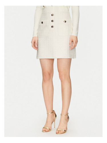 Morgan Мини пола 251-JABI Екрю Slim Fit