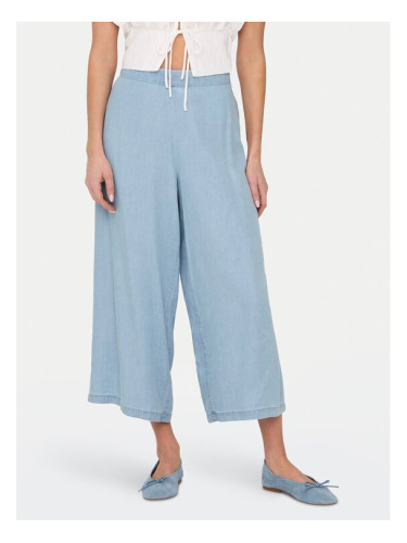 ONLY Панталони тип кюлоти Charis 15337936 Син Wide Leg