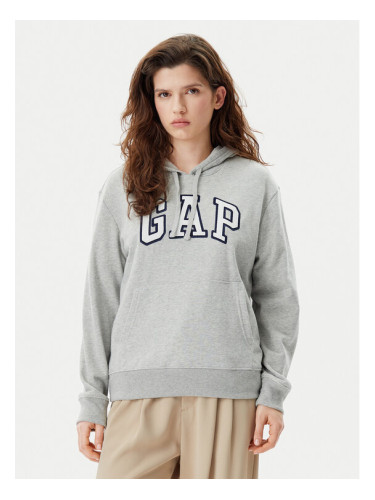 Gap Суитшърт 870537-00 Сив Relaxed Fit
