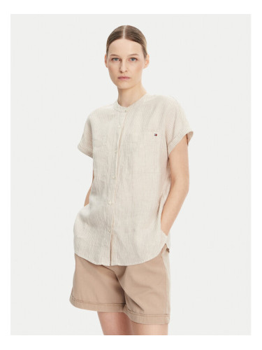 Tommy Hilfiger Риза WW0WW44715 Бежов Regular Fit