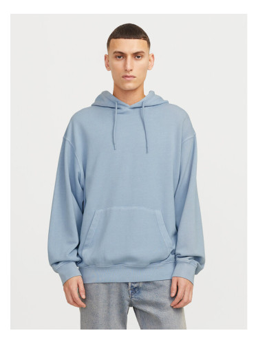 Jack & Jones Суитшърт Charge 12268272 Светлосиньо Loose Fit