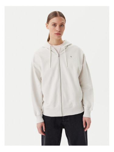 Calvin Klein Jeans Суитшърт J20J225367 Бежов Regular Fit