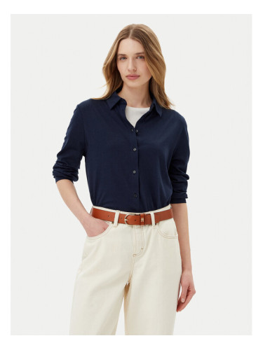 Tommy Hilfiger Риза WW0WW45983 Тъмносин Regular Fit