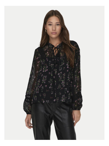 ONLY Риза Tessa 15303600 Черен Regular Fit
