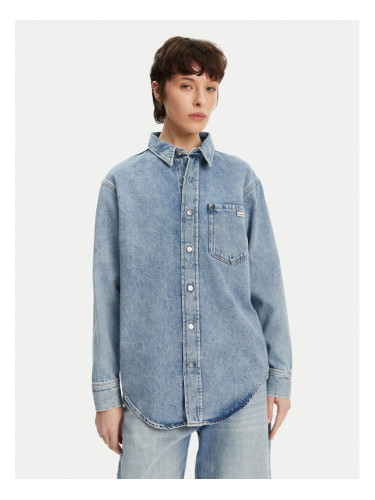 Calvin Klein Jeans дънкова риза J20J225516 Син Relaxed Fit