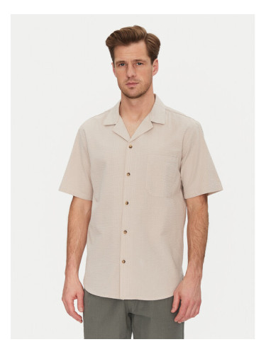 Only & Sons Риза Eye Resort 22030342 Бежов Relaxed Fit