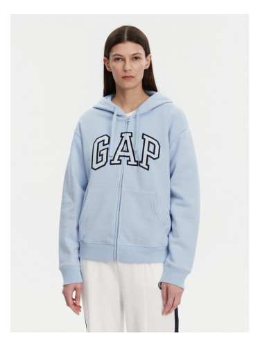Gap Суитшърт 678782-05 Светлосиньо Regular Fit