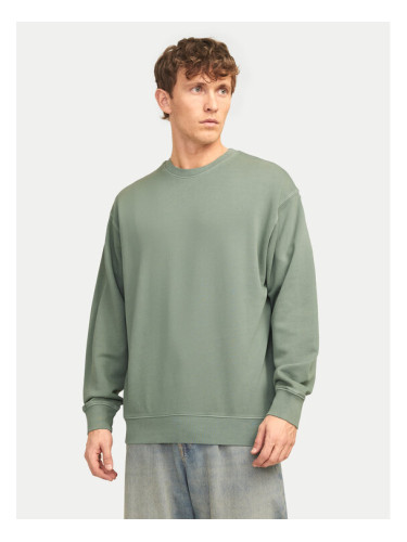 Jack & Jones Суитшърт Charge 12268273 Зелен Loose Fit