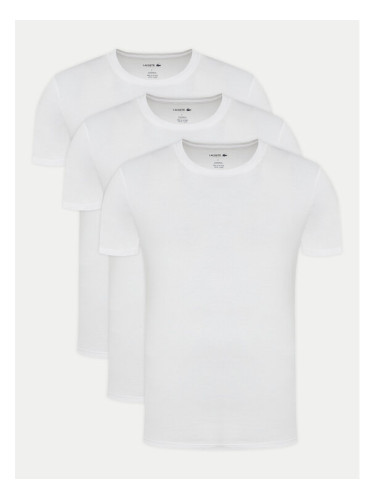 Lacoste Комплект 3 тишърти TH9007 Бял Slim Fit