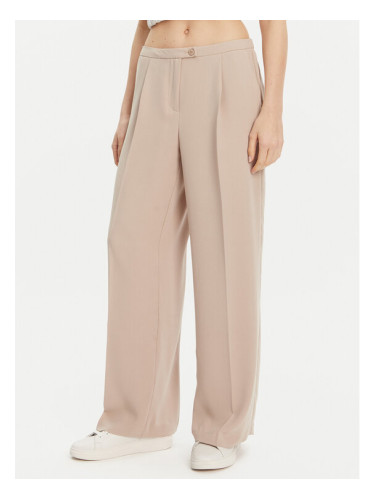 ONLY Текстилни панталони Leila 15338347 Бежов Wide Leg