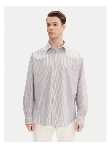 Jack & Jones Риза Atlas 12271085 Сив Wide Fit