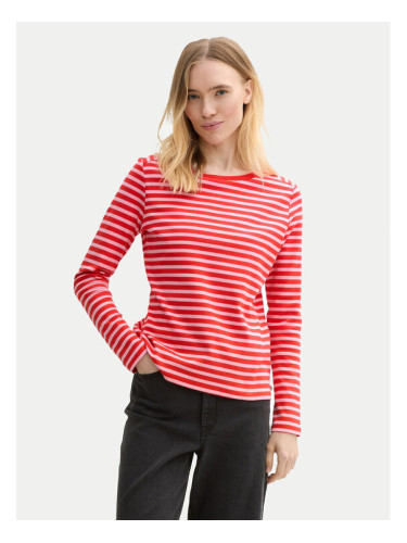 Tom Tailor Denim Блуза 1043085 Червен Regular Fit