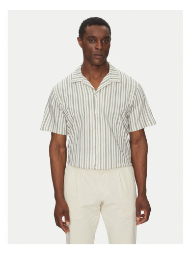 Jack & Jones Риза Bluleo 12275085 Бежов Relaxed Fit