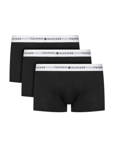 Tommy Hilfiger Комплект 3 чифта боксерки UM0UM02763 Черен
