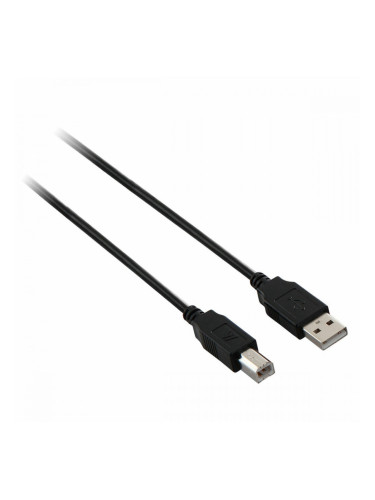 Кабел Micro USB V7 V7E2USB2AB-03M       USB A USB B Черен