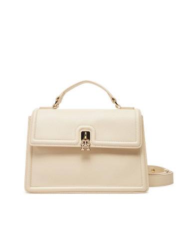 Дамска чанта Tommy Hilfiger Th Eternity Mini Satchel AW0AW17176 Екрю