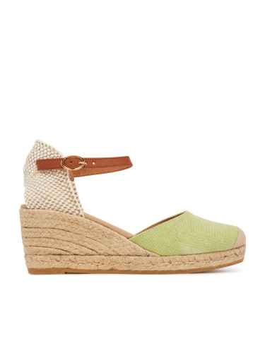 Еспадрили Genuins Carina Canvas G106388 Зелен