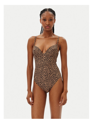 MICHAEL Michael Kors Бански костюм MM54115 Бежов