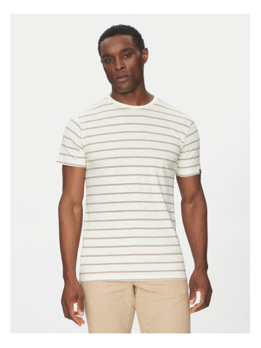 INDICODE Тишърт Inrima 41-168 Екрю Regular Fit