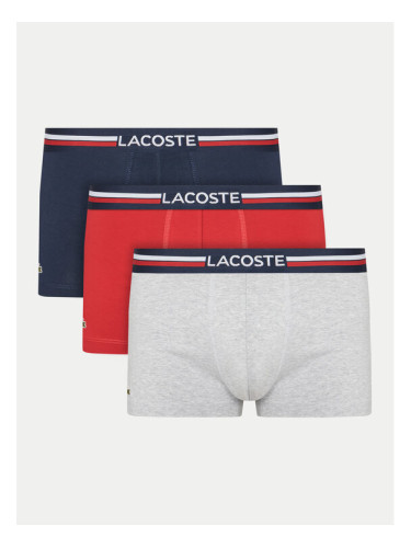Lacoste Комплект 3 чифта боксерки 5H2390 Цветен