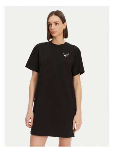 Lacoste Ежедневна рокля EF9573 Черен Regular Fit