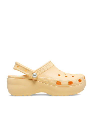 Crocs Чехли Classic Platform Pearl Clog 211231 Златист