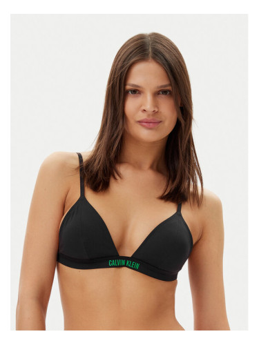 Calvin Klein Swimwear Горнище на бански KW0KW02785 Черен