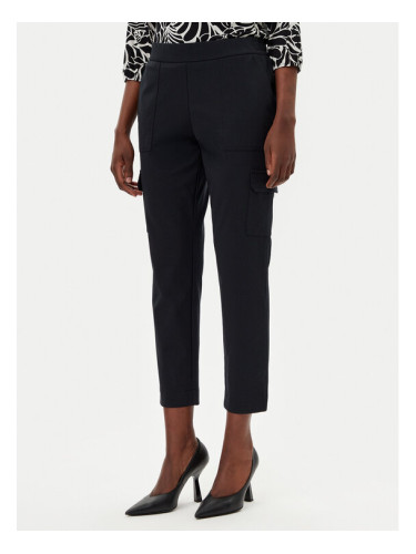 Olsen Текстилни панталони 14002075 Черен Straight Fit