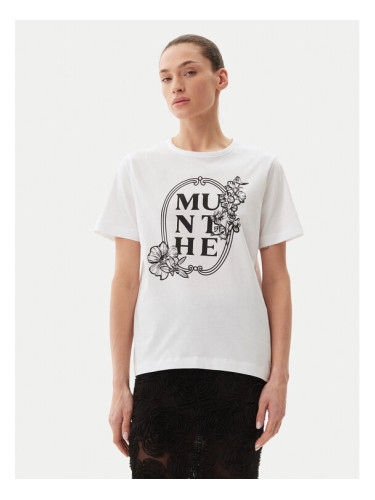 Munthe Тишърт Fynella 251110925160 Бял Regular Fit