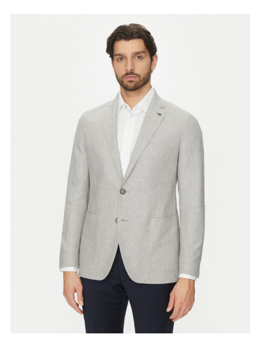 Michael Kors Сако MK0SB01083 Сив Regular Fit