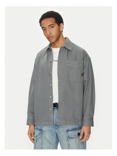 G-Star Raw Риза D23007-D300 H116 Сив Boxy Fit